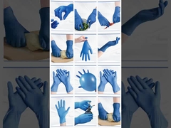 De hygiënische Synthetische Handschoenen van het de Doos Op zwaar werk berekende Nitril van Nitrilhandschoenen 100pcs/