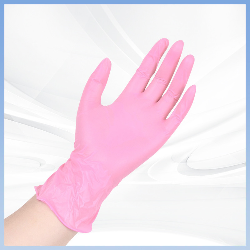 Duurzame wegwerp PVC handschoenen voor veilige en effectieve verzorging van huisdieren Roze kleur