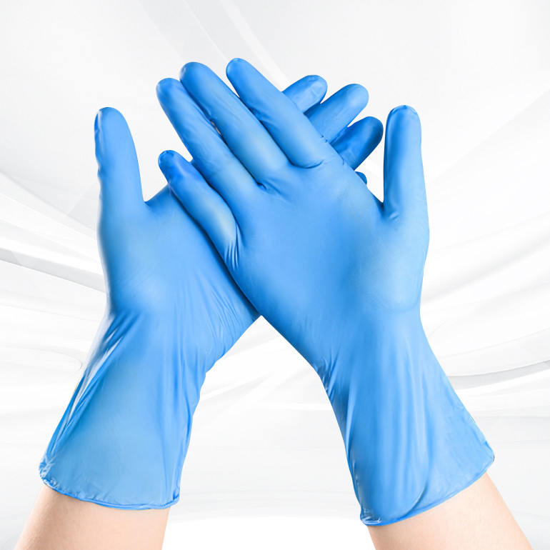 FDA wegwerp PVC handschoenen voor veilig en hygiënisch zwembad Blauwe kleur