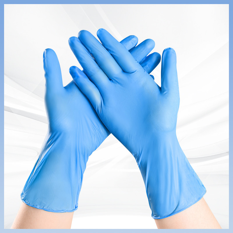 FDA wegwerp PVC handschoenen voor veilig en hygiënisch zwembad Blauwe kleur