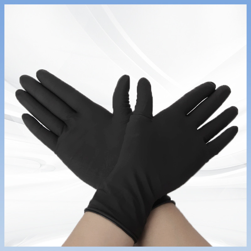 Aanpasbaar logo Niet-medische poedervrije latexhandschoenen Wegwerplatexhandschoenen voor voedsel