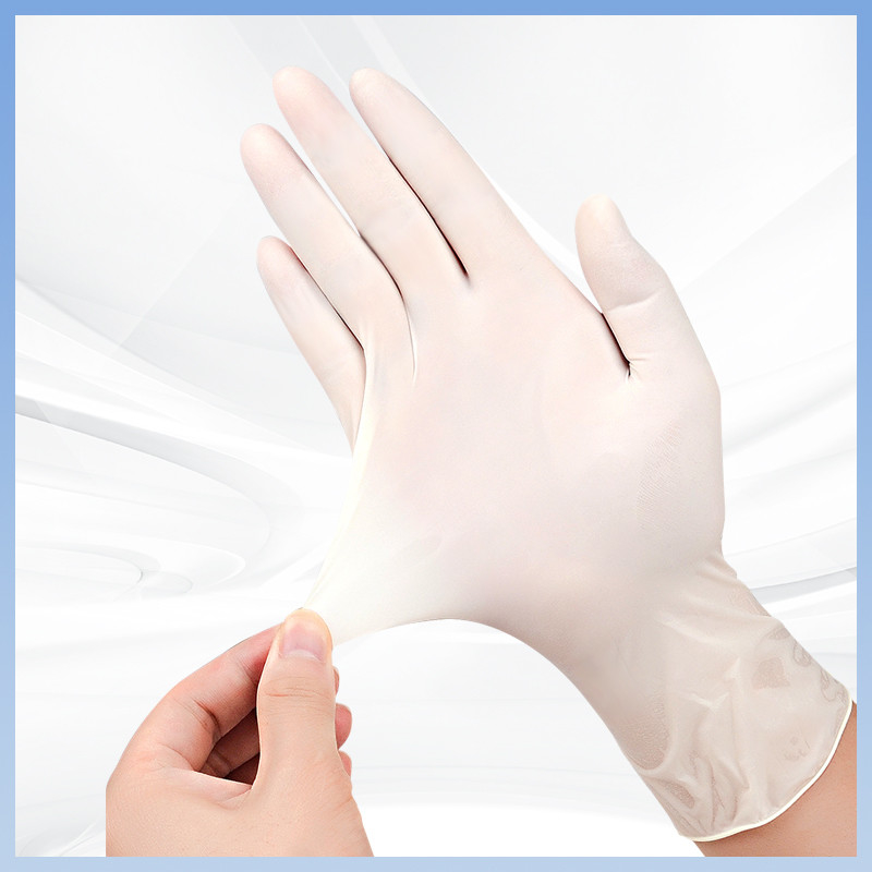 OEM-witte latexhandschoenen flexibel en duurzaam: wegwerphandschoenen van latex voor langdurig gebruik en bescherming